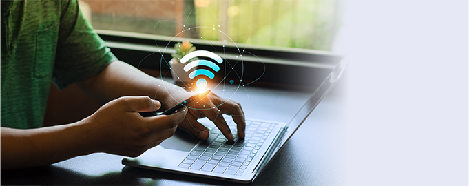 교내 WIFI 이미지입니다.